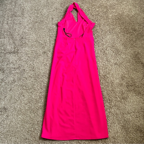 RACHEL ROY One Shoulder Gown / XL - Pink Sizzle / NWT - Picture 5 of 7